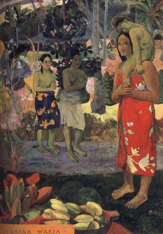 Paul Gauguin Maria visits Norge oil painting art